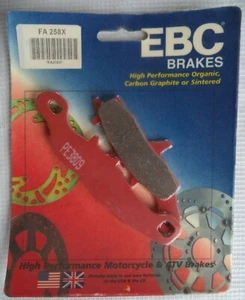  EBC BRAKES  HIGH PERFORMANCE ORGANIC CARBON/GRAPHITE/SINTERED PART#FA258X - Picture 1 of 2