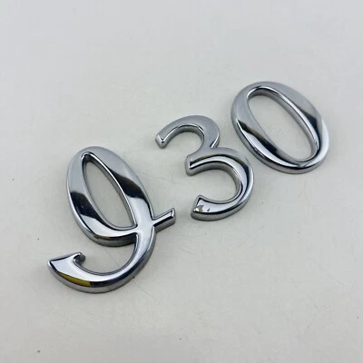 2000 2001 英菲尼迪 I30 徽标字母徽章后盖镀铬原始设备制造商 G6 — 第 1/4 张图片