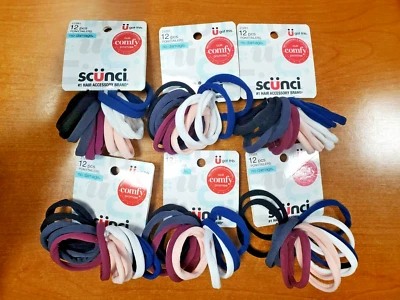 6 paquetes de 12: Colas de caballo sin daños elásticos súper elásticos surtidos (2514) R7P7a Foto 1 de 3