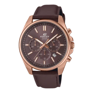 CASIO EFV-650CL-5AV Quartz Standard Chronograph Genuine Leather - Picture 1 of 1