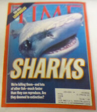 Time Magazine Sharks We're Killing Them And Lots Of Others August 1997 043014R