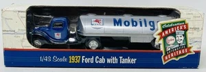 Ertl 19489 1:43 Mobilgas 1937 Ford Cab with Oil Tanker - Picture 1 of 1