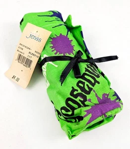 Mini saco de dormir libro Goosebumps Jenss súper raro vintage 1997 nuevo con etiqueta - Imagen 1 de 8