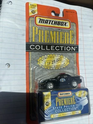 1997 Mattel Matchbox Premiere Collection:  State Police II Kansas Highway Patrol - Image 1 of 4