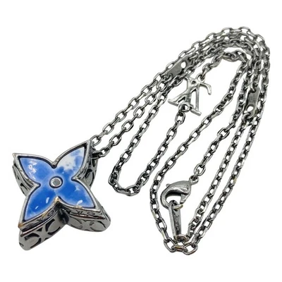 LOUIS VUITTON Colgante Flor Cohete LE4212 M01047 Collar Resina agrietado Foto 1 de 4