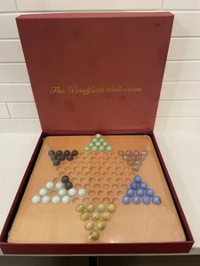 Woodfield Collection Chinese Checkers Wooden Board- nib-Game Still In Wrap - Picture 1 of 10