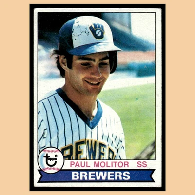 Paul Molitor #24 1979 Topps Milwaukee Brewers 棒球卡 MLB EX — 第 1/4 张图片