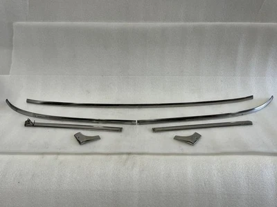 1986 1987 1988 1989 1990 1991 JEEP GRAND WAGONEER WINDSHIELD CHROME TRIM MOLDING - Image 1 of 4