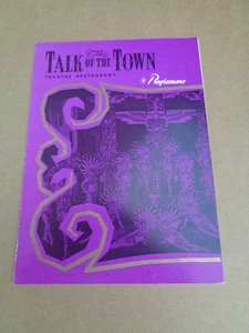Mel Torme 1965 - Wild West End - Talk Of The Town Programme - Imagen 1 de 2