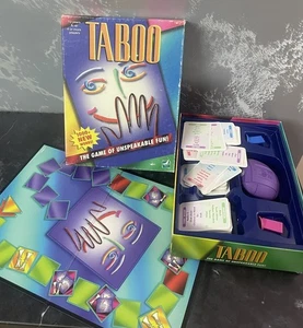 Taboo Game 'The Game of Unspeakable Fun' by MB Games 2000 Complete & GC - Picture 1 of 6