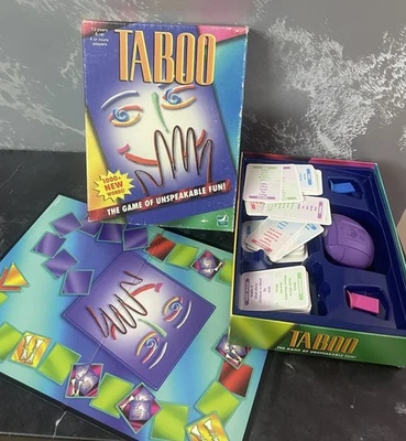Taboo Game 'The Game of Unspeakable Fun' by MB Games 2000 Complete & GC - Image 1 of 4