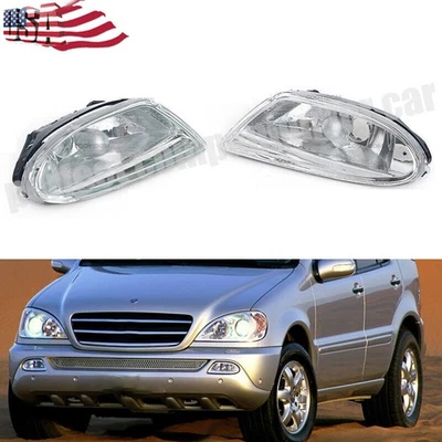1 par de faros antiniebla delanteros para coche Mercedes Benz W163 ML350 ML500 ML430 Foto 1 de 4