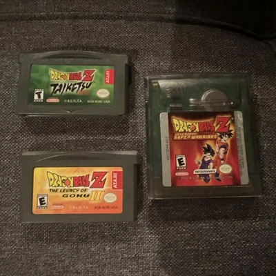 LOTE DRAGON BALL Z GBA GBC: Taiketsu, Legacy Of Goku II, Legendary Super Warriors Foto 1 de 2