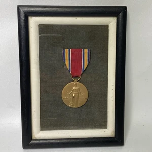 De colección 1941-1945 Segunda Guerra Mundial Estados Unidos de América Medalla de la Libertad ENMARCADA - Imagen 1 de 5