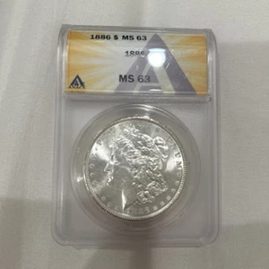 1886 Morgan Anacs Ms63 - Picture 1 of 3