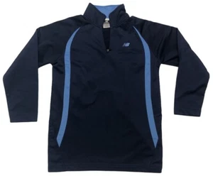 New Balance 1/4 Zip Damen Gr. Medium Pullover Mockneck Jacke blau Reißverschluss defekt - Bild 1 von 6