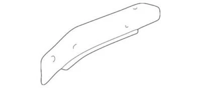 Refuerzo panel trasero genuino GM 2002-2009 Chevrolet GMC Buick Envoy 15187078 Foto 1 de 2