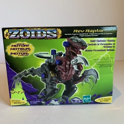 Hasbro Zoids Rev Raptor Figure Model Kit 2001 Series #027 83028 New In Box - Image 1 of 4