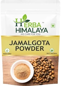Herba Himalaya Jamalgota Powder For Hair, (50 GM) Free Shipping World Wide - Picture 1 of 4