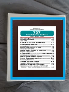 1997-2002 Boeing 737-600/700/800/900 Operations manual flight manual in binder - Picture 1 of 1