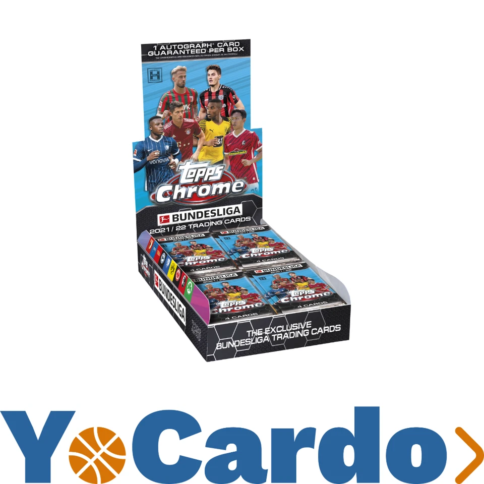 2021-22 Topps Chrome Bundesliga Soccer Hobby Box - Image 1 of 1