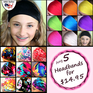 Wide Headbands, Discounts for multiples! Great for Adults and Youth