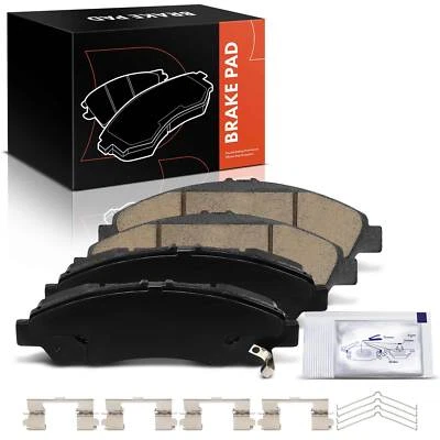 4x Pastillas de freno delanteras de cerámica para Cadillac XT5 2017-2020 XT6 2020 Chevry Buick GMC Foto 1 de 4