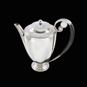 Georg Jensen. Sterling Silver Mocha Pot #321B - Johan Rohde - Picture 1 of 6