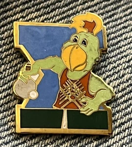 Pin de tenis de mesa ~ Juegos Panamericanos 1987 ~ mascota amigo ~ loro ~ no olímpico - Imagen 1 de 2