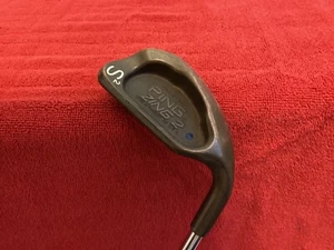 Ping Zing 2 Blue Dot BeCu S2 Sand Wedge Steel Shaft RH 35.50" - Picture 1 of 6