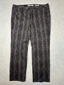 Jones New York Lexington Straight Jeans 20W Snakeskin Print Stretch Slimming - Picture 1 of 12