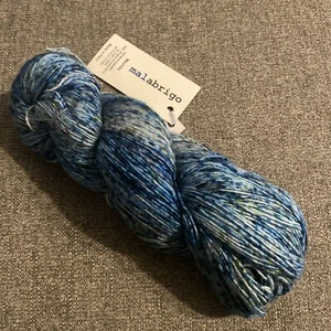 Malabrigo Yarn Blue Variegated Superwash Merino Wool 420 Yards Lago 709 - Picture 1 of 5