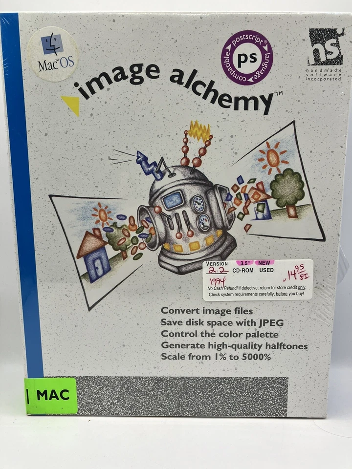 Image Alchemy V2.2 Mac OS Compatible Postscript - Image 1 of 4