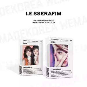 LE SSERAFIM 3er Mini Álbum EASY Weverse Álbumes 2 Versiones Set Oficial K-POP MD - Imagen 1 de 6