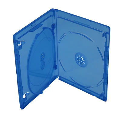 New Viva Elite 3 Disc 12.5mm Premium Bluray Replacement Storage Box Movie Case - Image 1 of 3