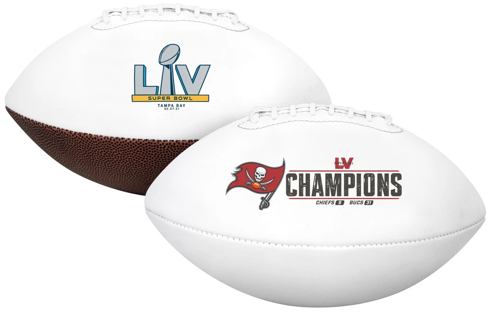 Super Bowl LV 55 Official Size Tampa Bay Buccaneers Championship Football