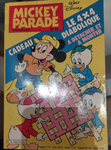 Livre Mickey parade ancien vintage collection