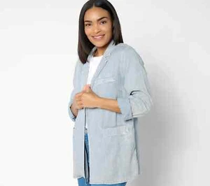 Blazer Peace Love World Boheme Relajado Mezcla de Lino-A647721 NUEVO - Imagen 1 de 10