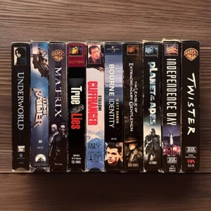 Action Sci Fi Disaster VHS Lot - Matrix, Independence Day, Underworld & More - Picture 1 of 11