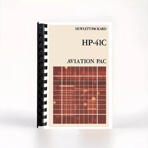 Manual for Hewlett Packard HP 41 Calculator Aviation pac module - Picture 1 of 1