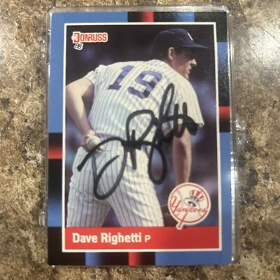 1988 Donruss - #93 Dave Righetti - Image 1 of 2