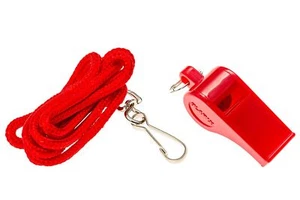 BLARIX Guard Pea Whistle and Lanyard Red and Red - Picture 1 of 4