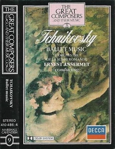 Tchaikovsky Ernest Ansermet Ballet Music CASSETTE ALBUM Great Composers 9 - Picture 1 of 6