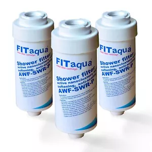 3 stück Wasserfilter Duschfilter FitAqua Kalkfilter Badezimmer Dusche (14,63€/1S - Bild 1 von 5