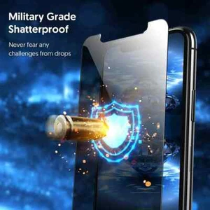 Entronix Privacy Screen Protector for iPhone 11 XR Anti-Spy Tempered Glass 3-PK - Photo 1 sur 7