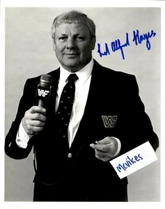 Ansager Lord Alfred Hayes WWF Wrestler handsigniert signed 8x10 Foto VERSTORBEN - Bild 1 von 1
