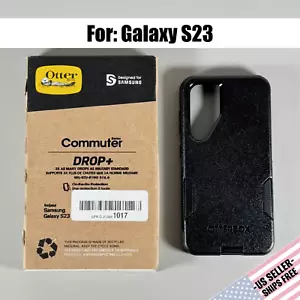 OtterBox Commuter Case for Galaxy S23 - Black | Dual Layer | Slim & Rugged - Photo 1 sur 10