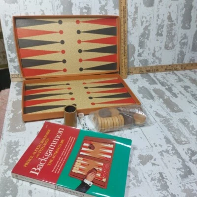 Vintage 1970s Backgammon Teacher By Cardinal Includes Backgammon Guide Book - Image 1 of 4