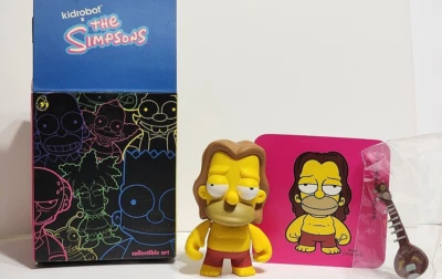 Kidrobot X 2010 Simpson Serie 1 Hippie Homer 1/24 3" Figura Rara Completa Foto 1 de 3