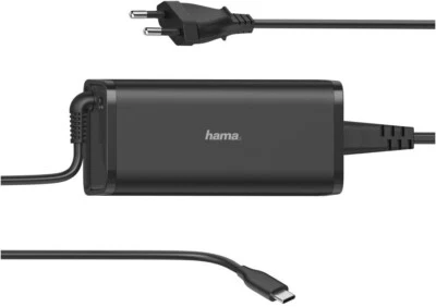 Hama Netzteile für tragbare Computer Universal USB-C-Notebook-Netzteil 5-20V/100 - Bild 1 von 3
